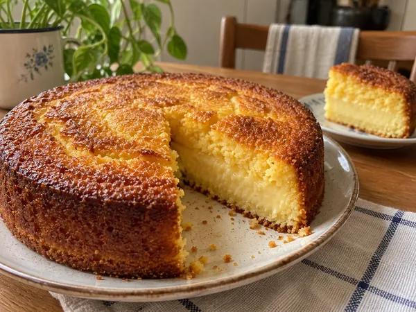 Bolo de fubá caseiro